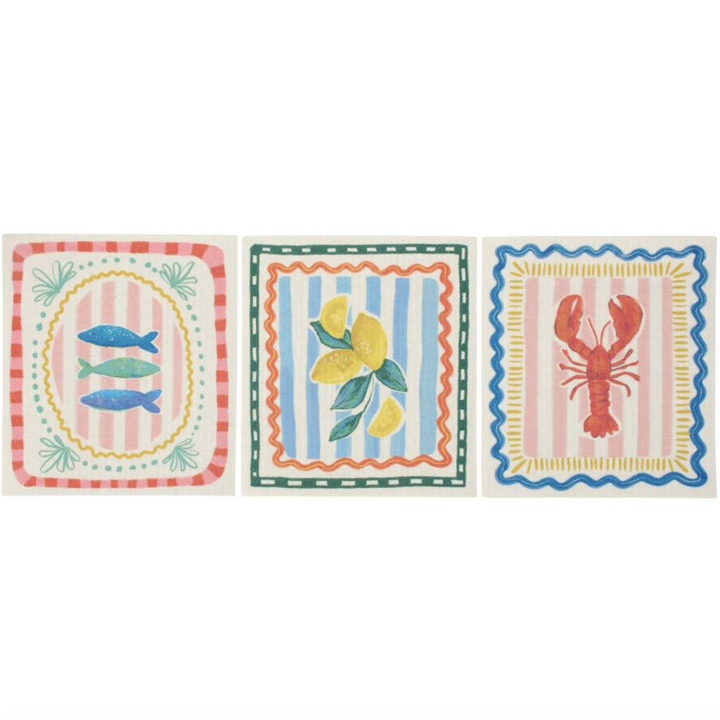 Italian Coastal Swedish Cloth Set