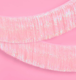 Light Pink Fringe Banner