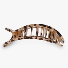 Blonde Tortoise Large Flat Round Hair Clip
