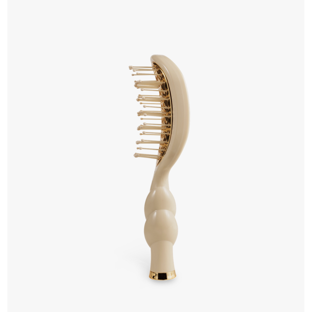 Tan Mini Vented Brush
