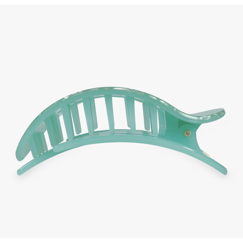 Spring Splash Large Flat Round Hair Clip