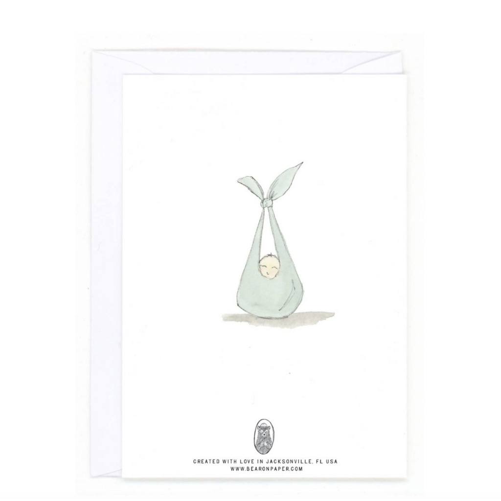 Stork Delivery Baby Card