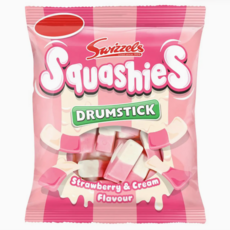 Swizzels Drumstick Squashies - Strawberries & Cream