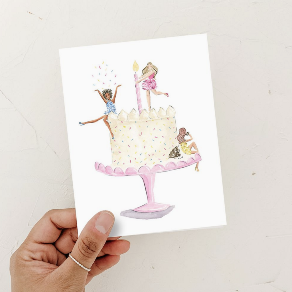Birthday Cake Greeting Card