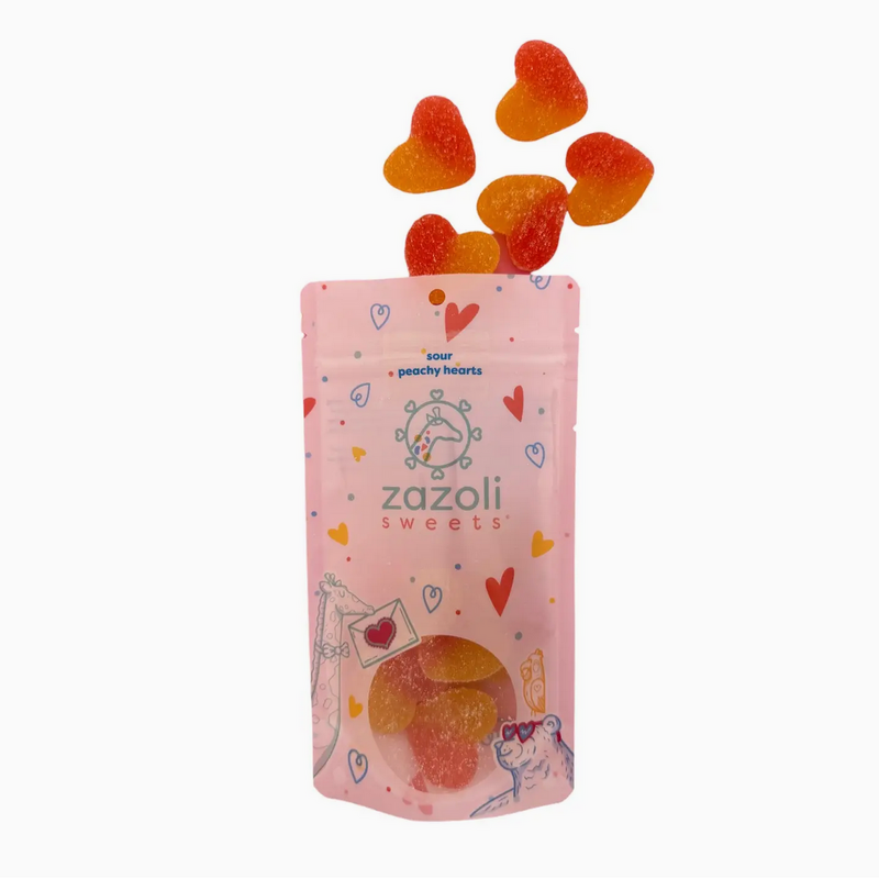 Sour Peachy Gummi Hearts