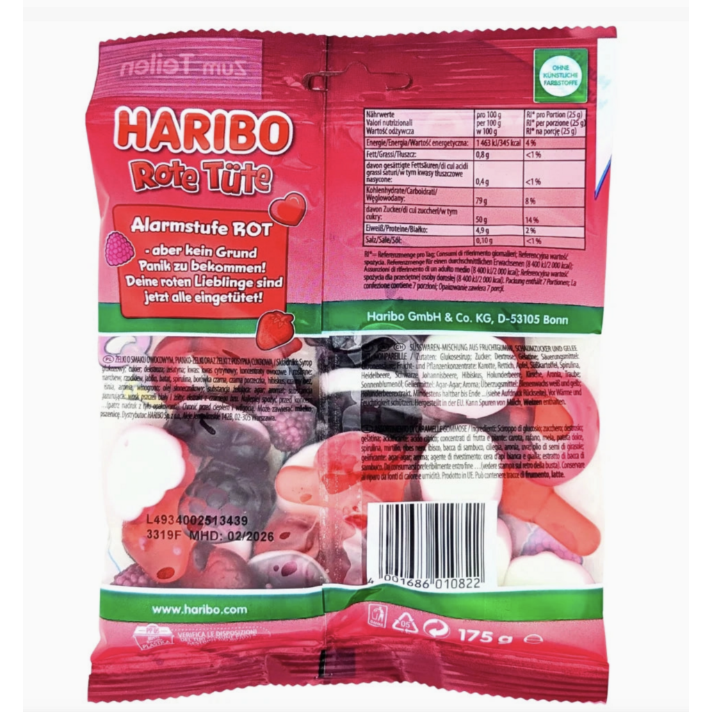 Haribo Rote Tute