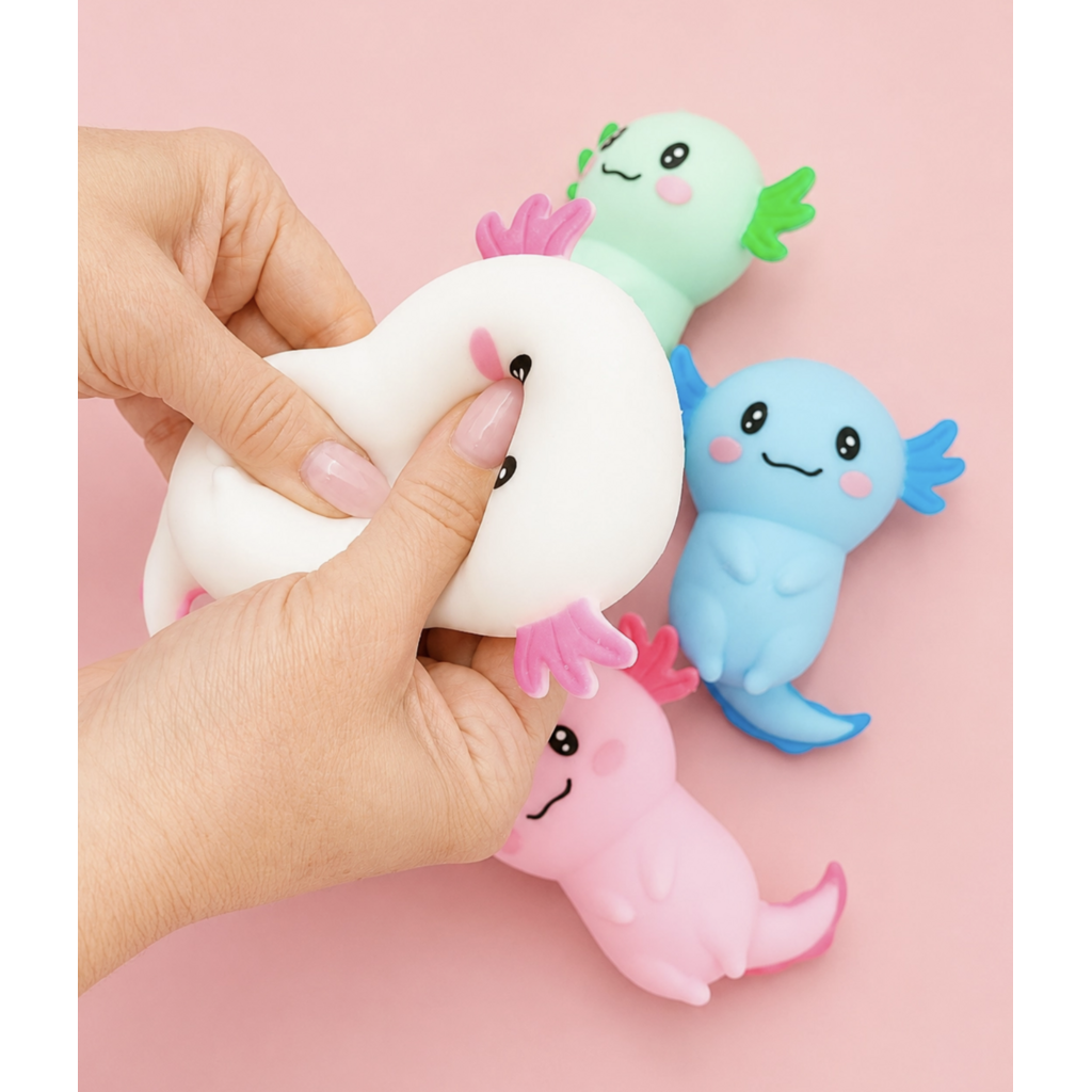 Squisholotl Axolotl Squishies