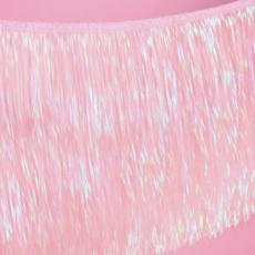 Light Pink Fringe Banner