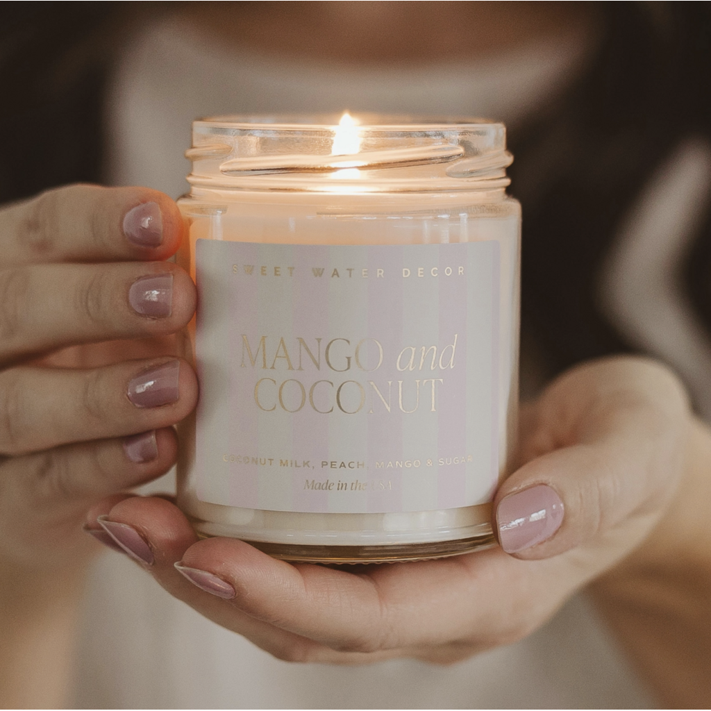 Mango & Coconut 9oz Soy Candle