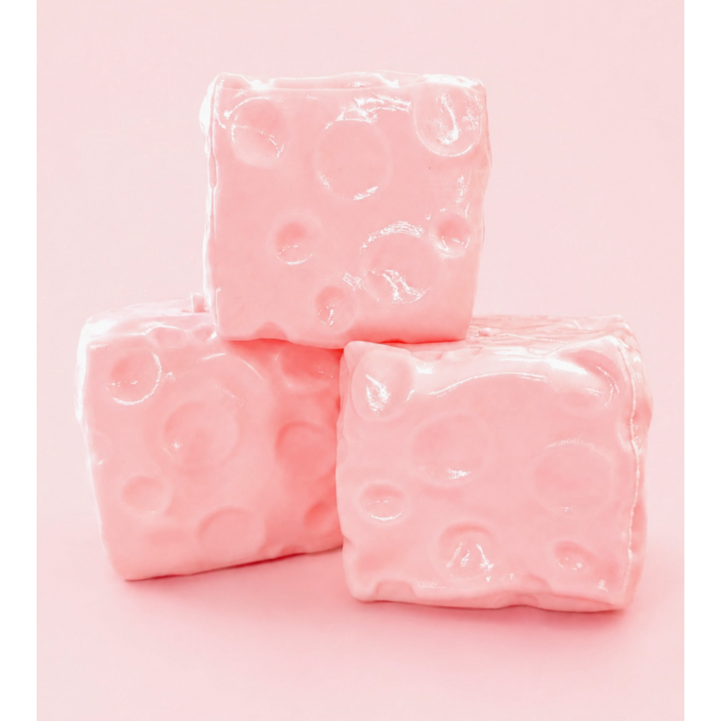 Dreamy Jelly Cheese Squishy - Pink