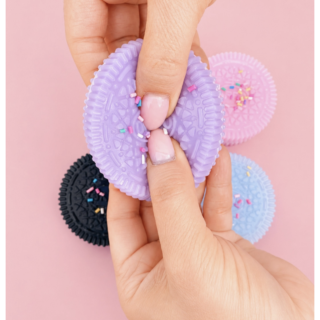 Sprinkle Cookie Sandwich Taba Squishy