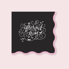 Ghosted Him Wavy Halloween Napkins