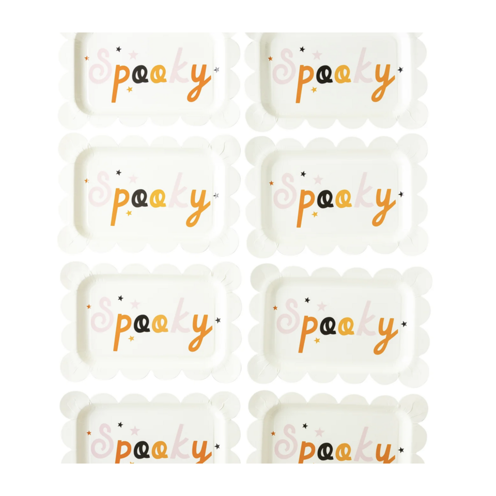 Hey Pumpkin Spooky Plates