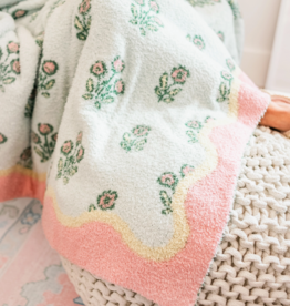 Cabana Floral Patchwork Cozy Throw Blanket