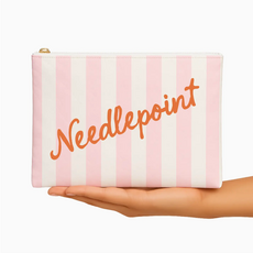 Needlepoint Bag Green Stripe Bag Cross Gift