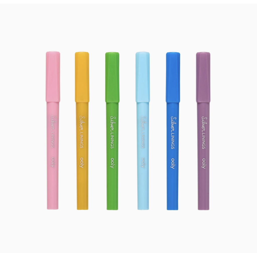 Silver Linings Colorful Outline Markers Set