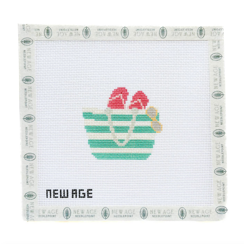 Beach Tote Needlepoint Canvas