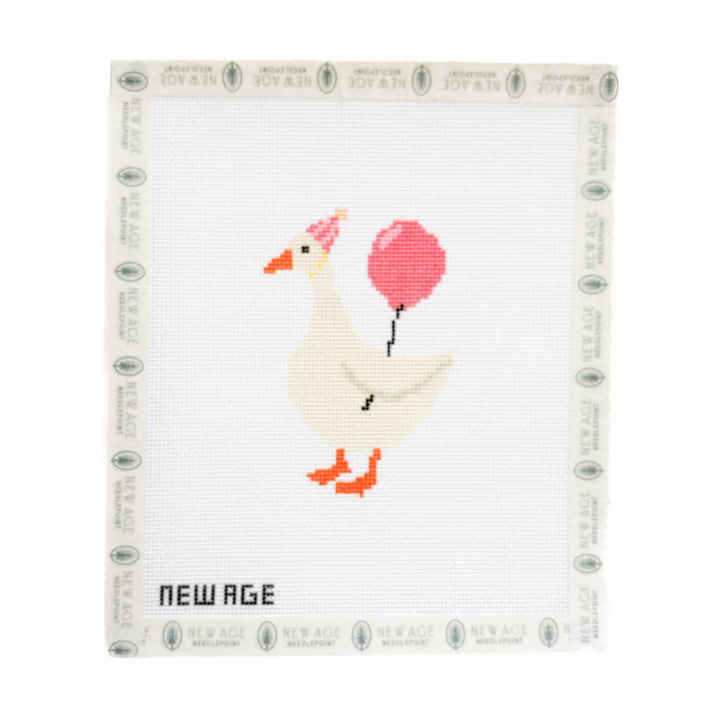Silly Goose Needlepoint Canvas