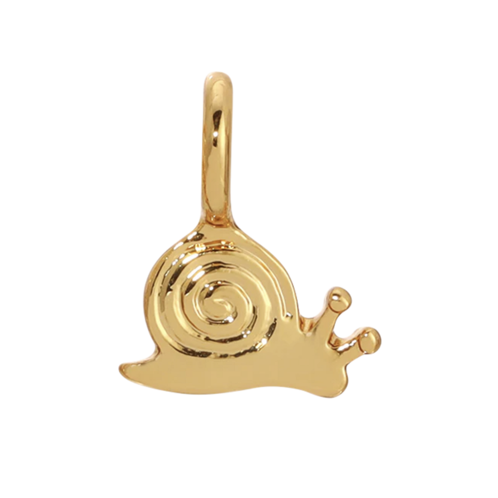 Charm Garden Gold Snail Charm