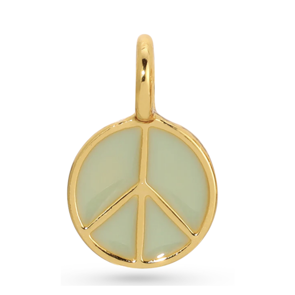 Charm Garden Gold Peace Charm
