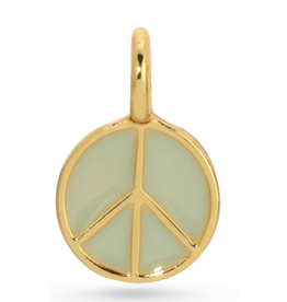 Charm Garden Gold Peace Charm