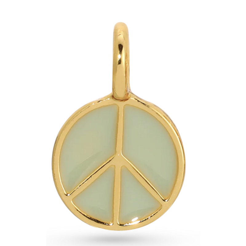 Charm Garden Gold Peace Charm