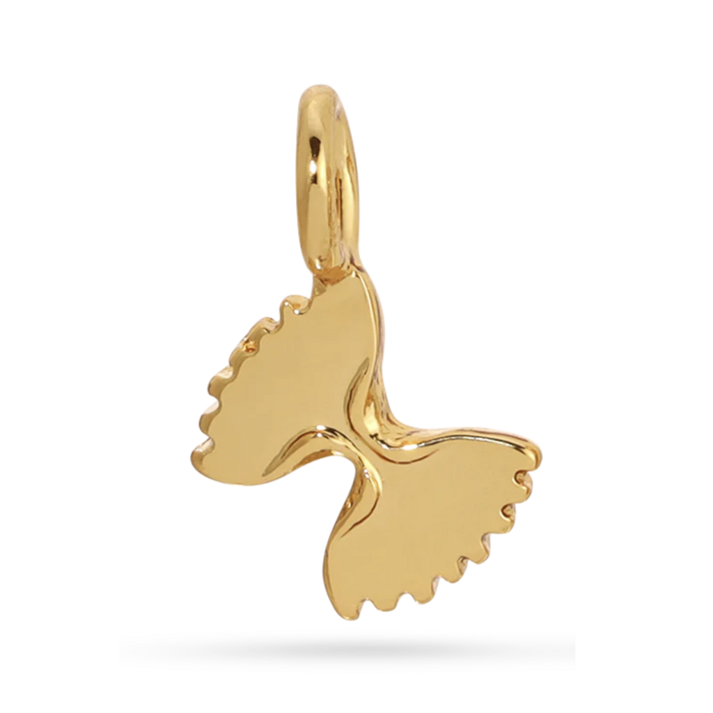 Charm Garden Gold Bowtie Pasta Charm