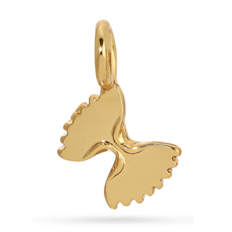 Charm Garden Gold Bowtie Pasta Charm