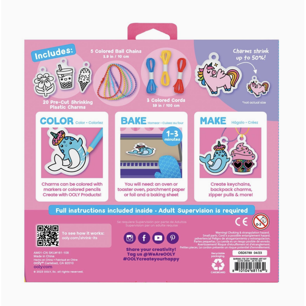 Shrink-Its! Shrink Art Kit - Cute Crew