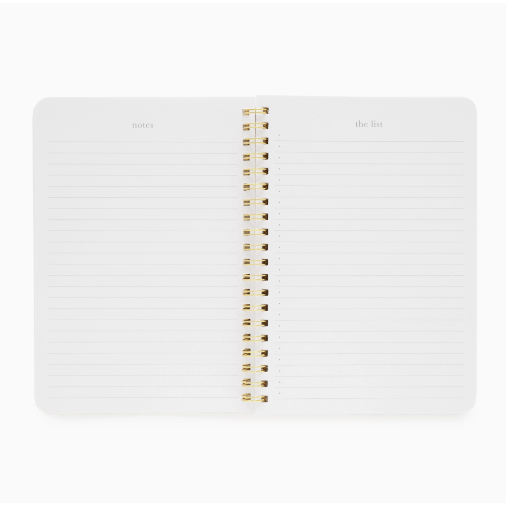 Dusty Blue Stripe Mini Spiral Notebook