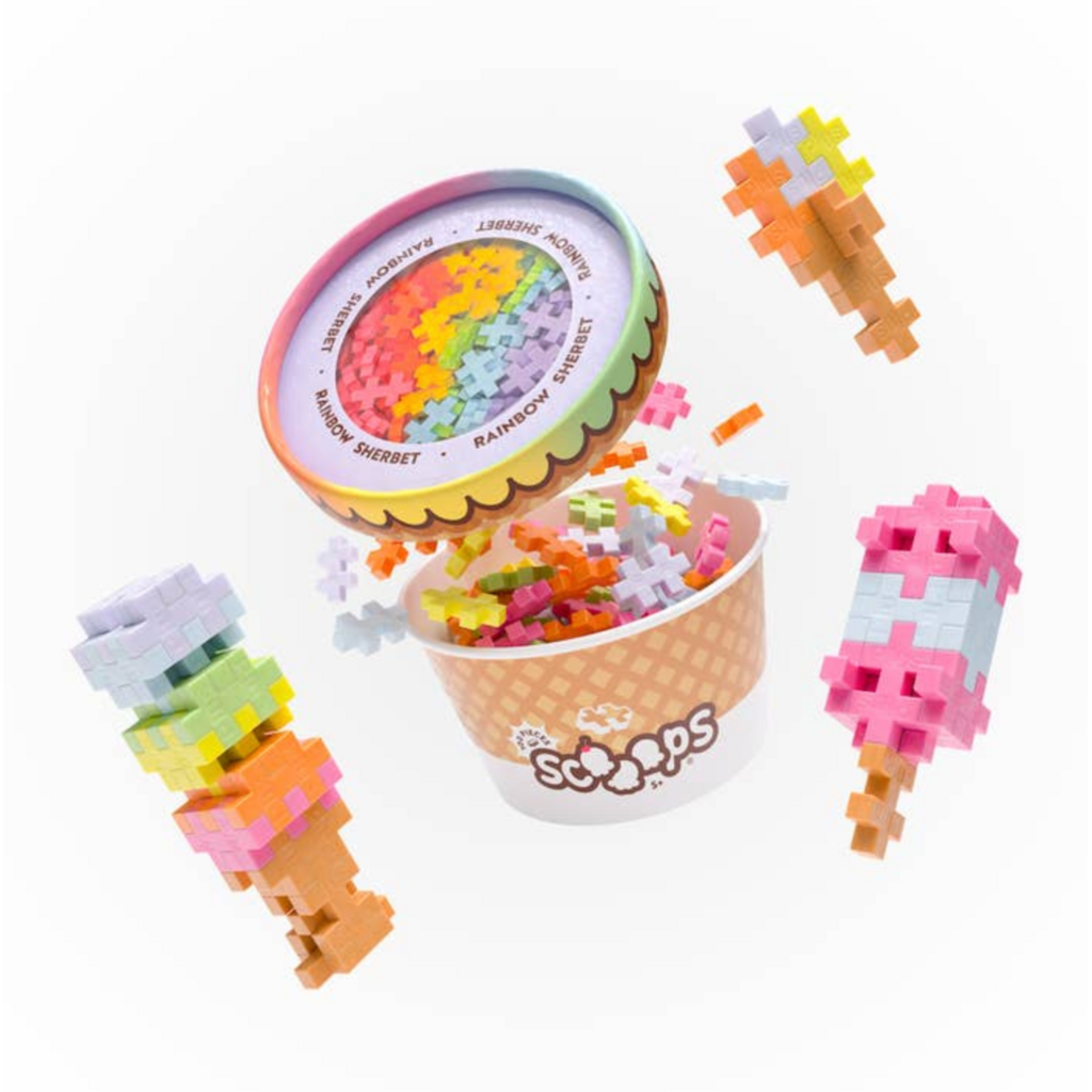 Rainbow Sherbet Scooops