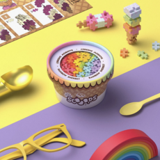 Rainbow Sherbet Scooops