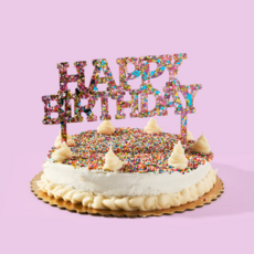 Happy Birthday Happy Confetti Cake Topper