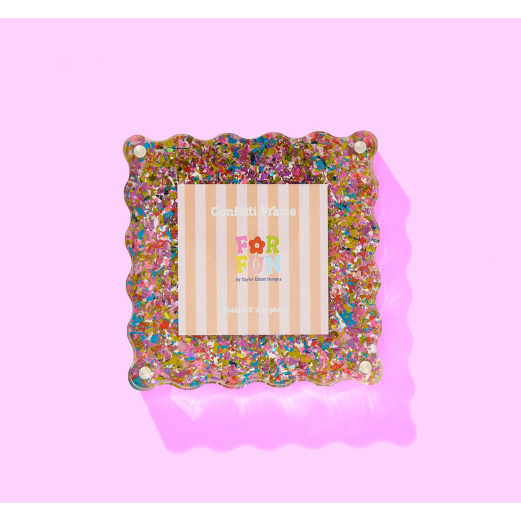 Happy Confetti Frame Small