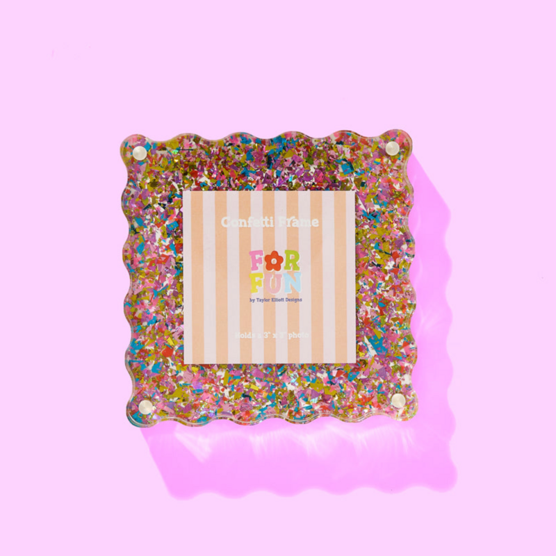 Happy Confetti Frame Small