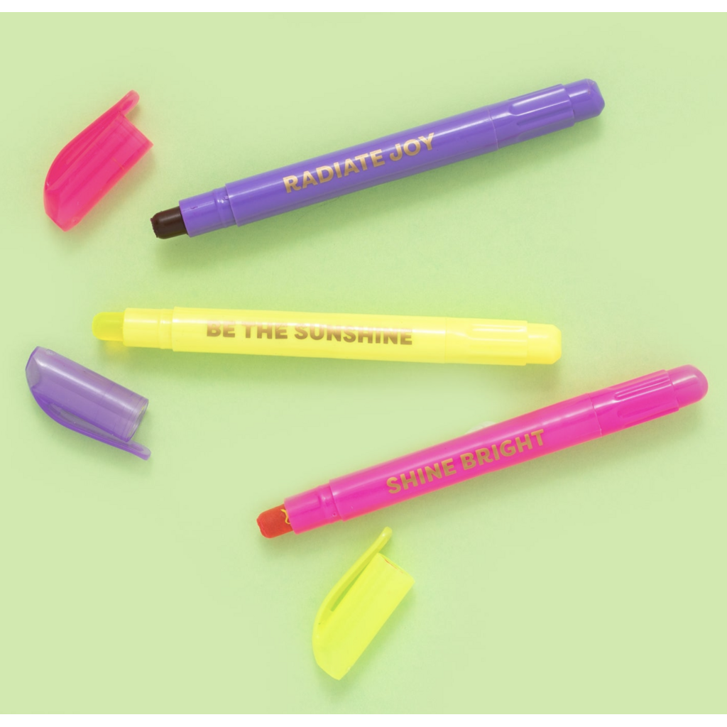 Shine Bright Wax Highlighter Set