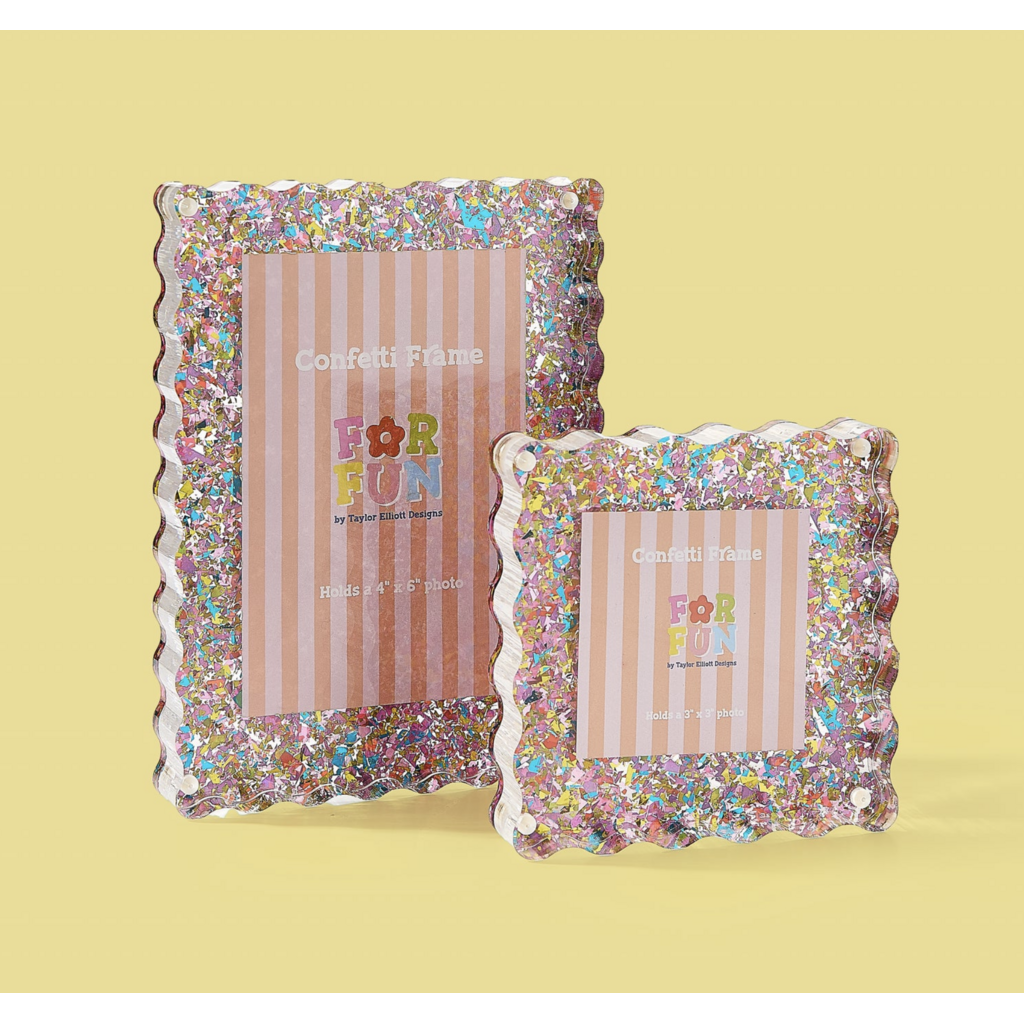 Happy Confetti Frame Small