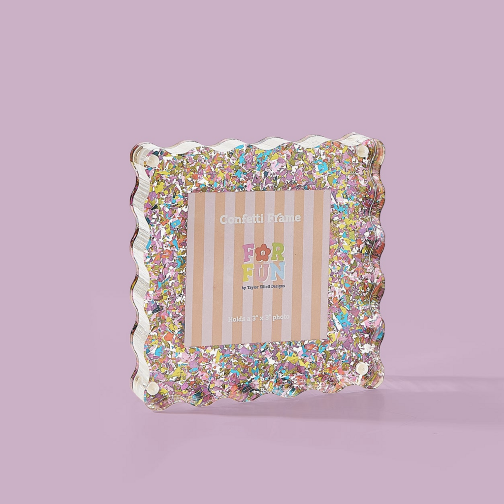 Happy Confetti Frame Small
