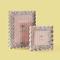 Happy Confetti Frame Medium