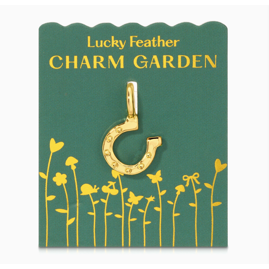 Gold Horseshoe Charm