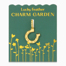 Gold Horseshoe Charm