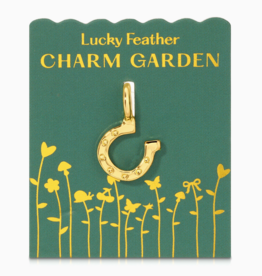 Gold Horseshoe Charm