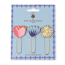 Floral Paperclips Set