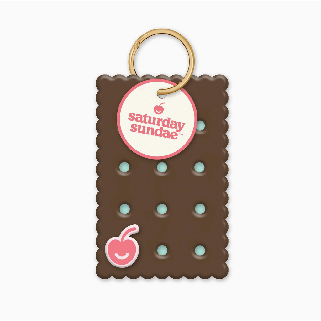 Mini Mint Ice Cream Sandwich Charm Note Cards