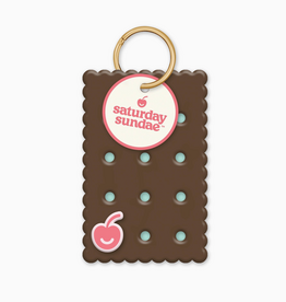 Mini Mint Ice Cream Sandwich Charm Note Cards