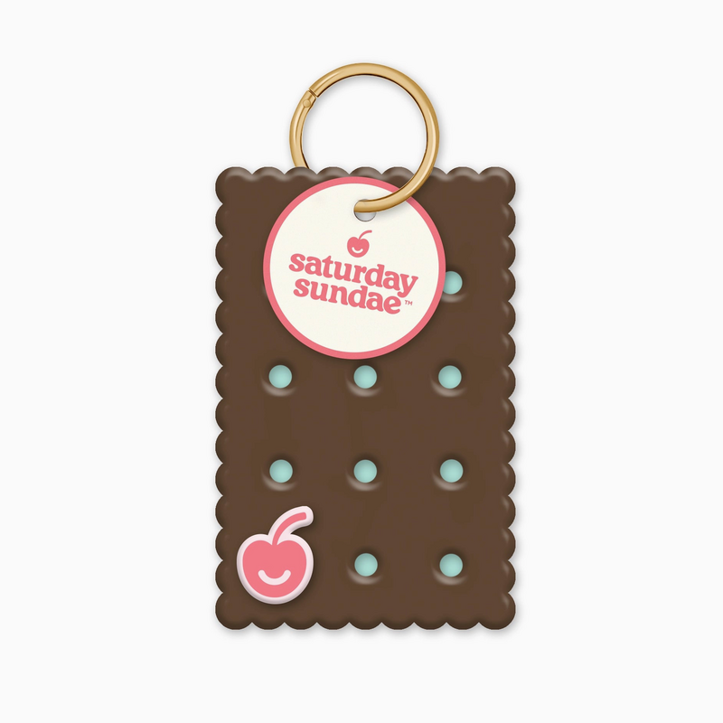 Mini Mint Ice Cream Sandwich Charm Note Cards