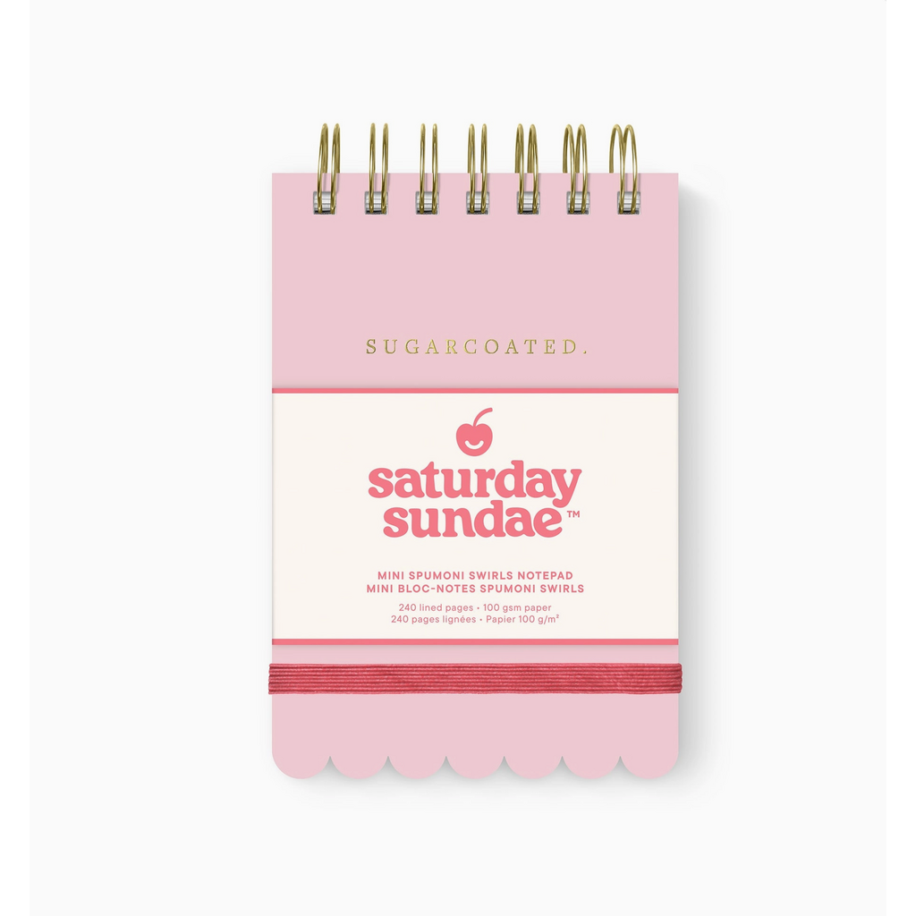 Bubble Gum Mini Spumoni Swirls Notepad