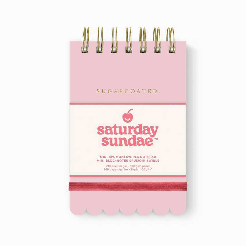 Bubble Gum Mini Spumoni Swirls Notepad