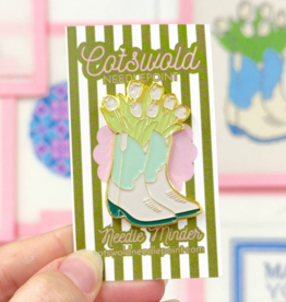 Cowboy Boots & Flowers Needle Minder