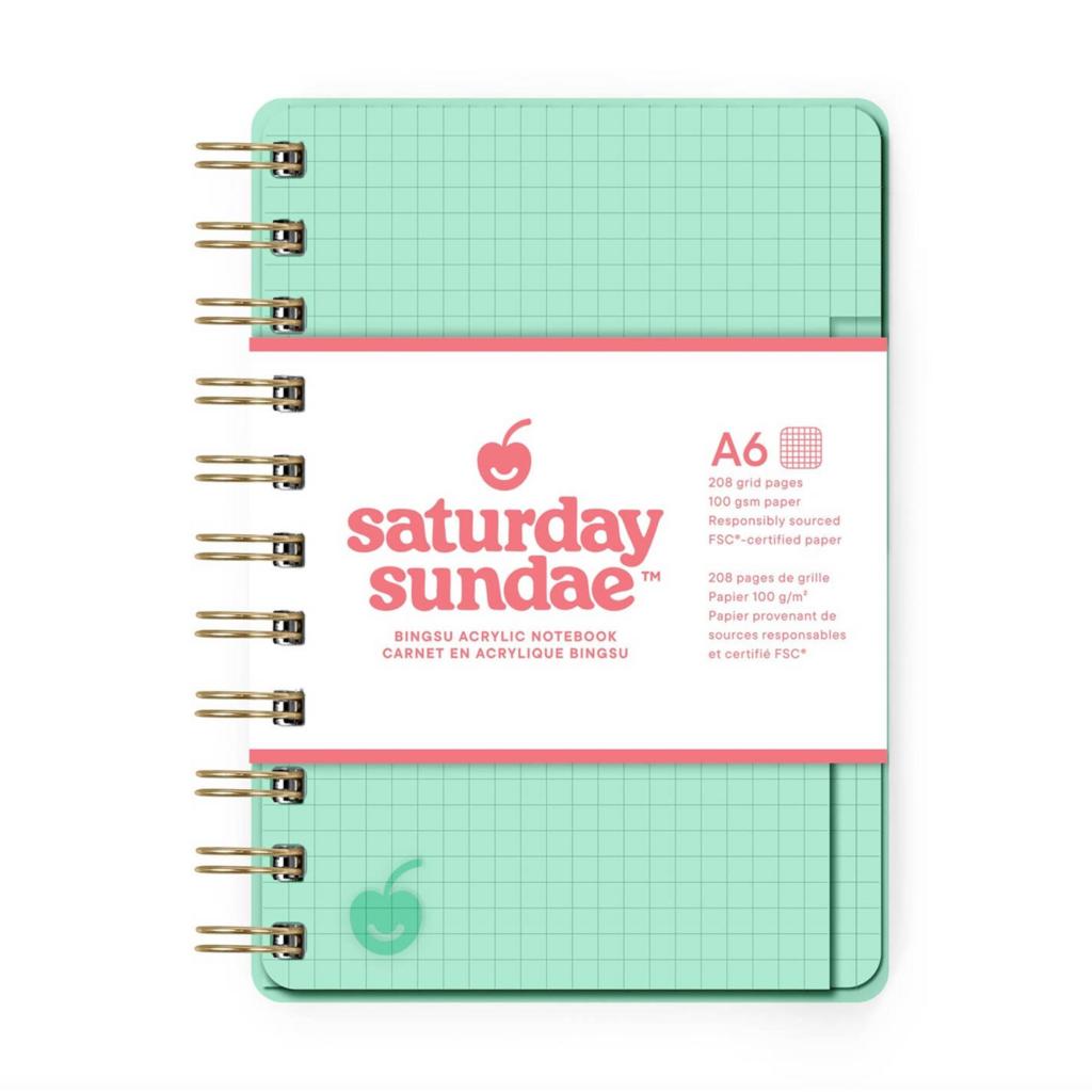 Melon Bingsu Acrylic Notebook